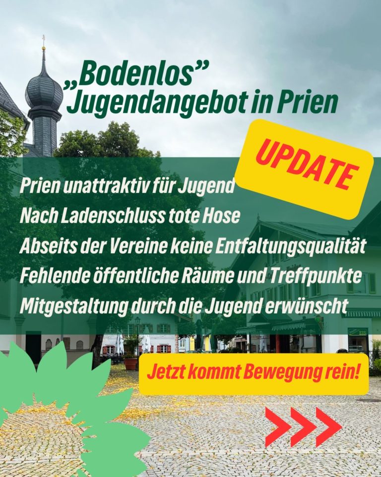 Beteiligungstreffen Priener Jugend – Entwicklungskonzept für jugendgerechte Begegnungsräume