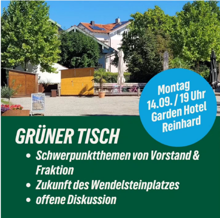 Grüner Tisch ist zurück aus der Sommerpause!